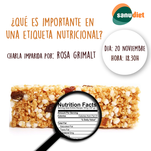 CHARLA SOBRE: QUÉ ES IMPORTANTE EN UNA ETIQUETA NUTRICIONAL CHARLA SOBRE: QUÉ ES IMPORTANTE EN UNA ETIQUETA NUTRICIONAL